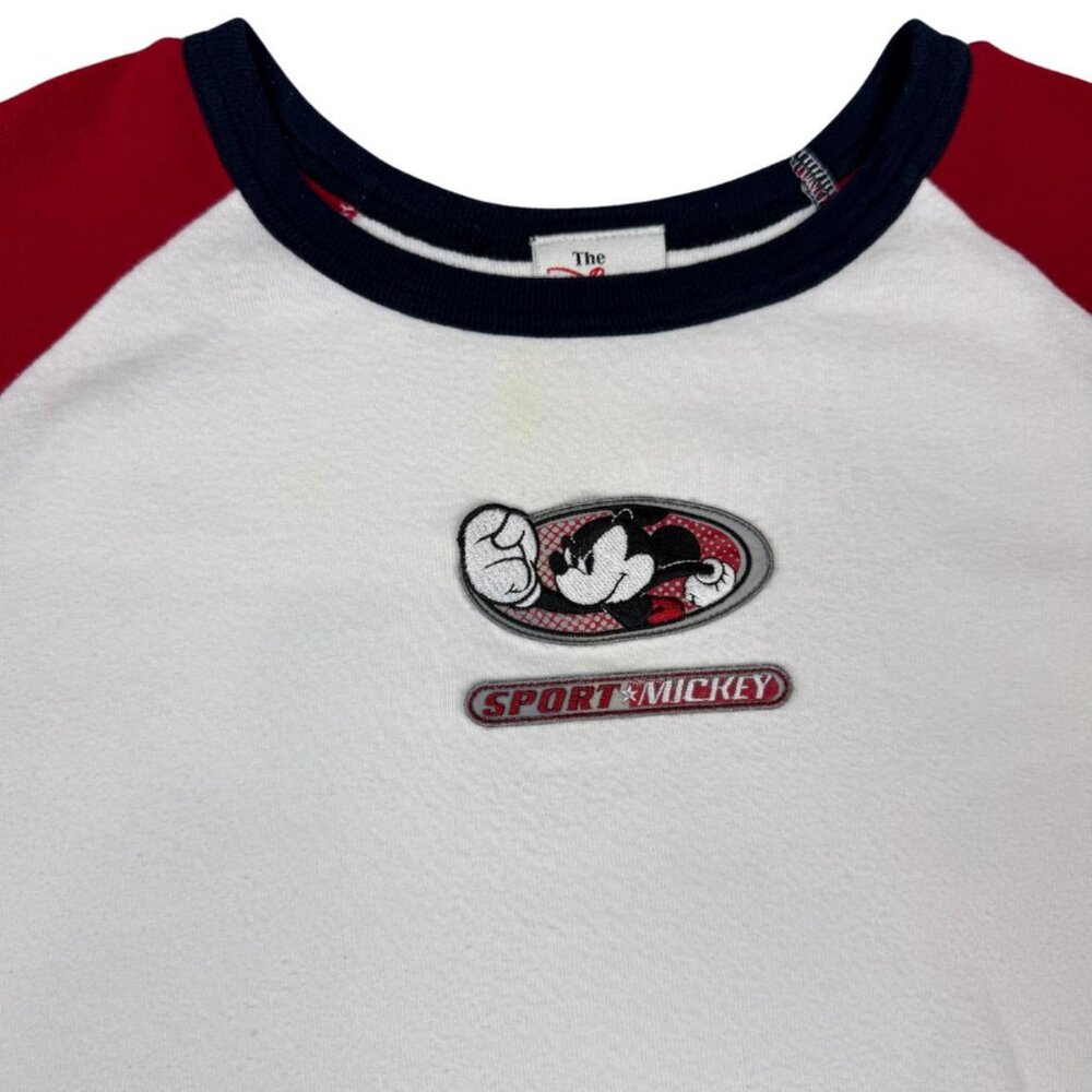 Vintage Disney Store Sport Mickey Ringer Tee XL